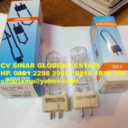 Lampu Halogen 230V 650W GY9.5 Lampu Halogen 230V 650W GY9.5